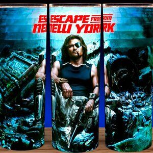 Escape from New York 80s Kurt Russell Movie Cup Mug Tumbler 20oz